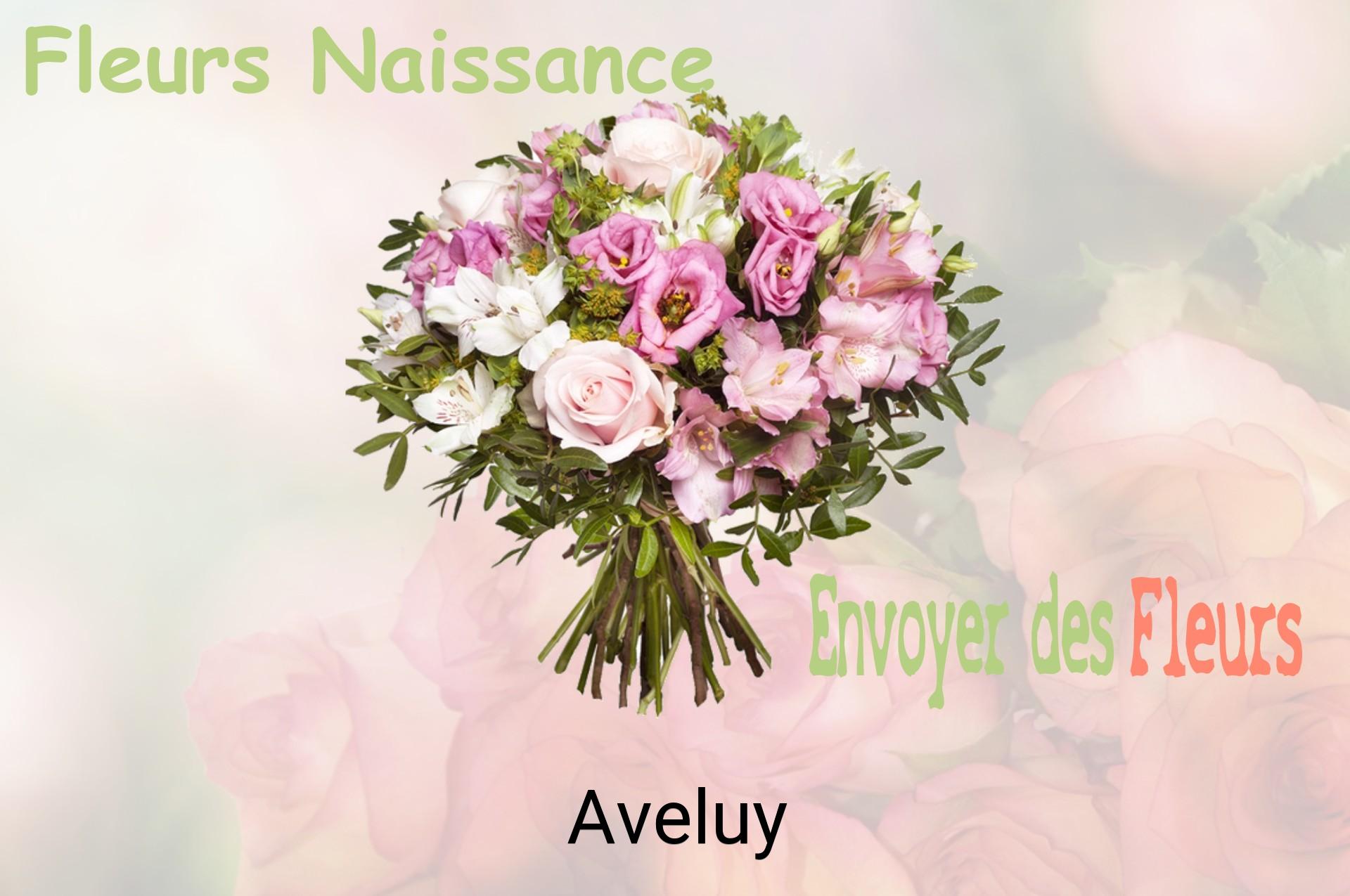 Bouquet de fleurs de naissance livré à Aveluy