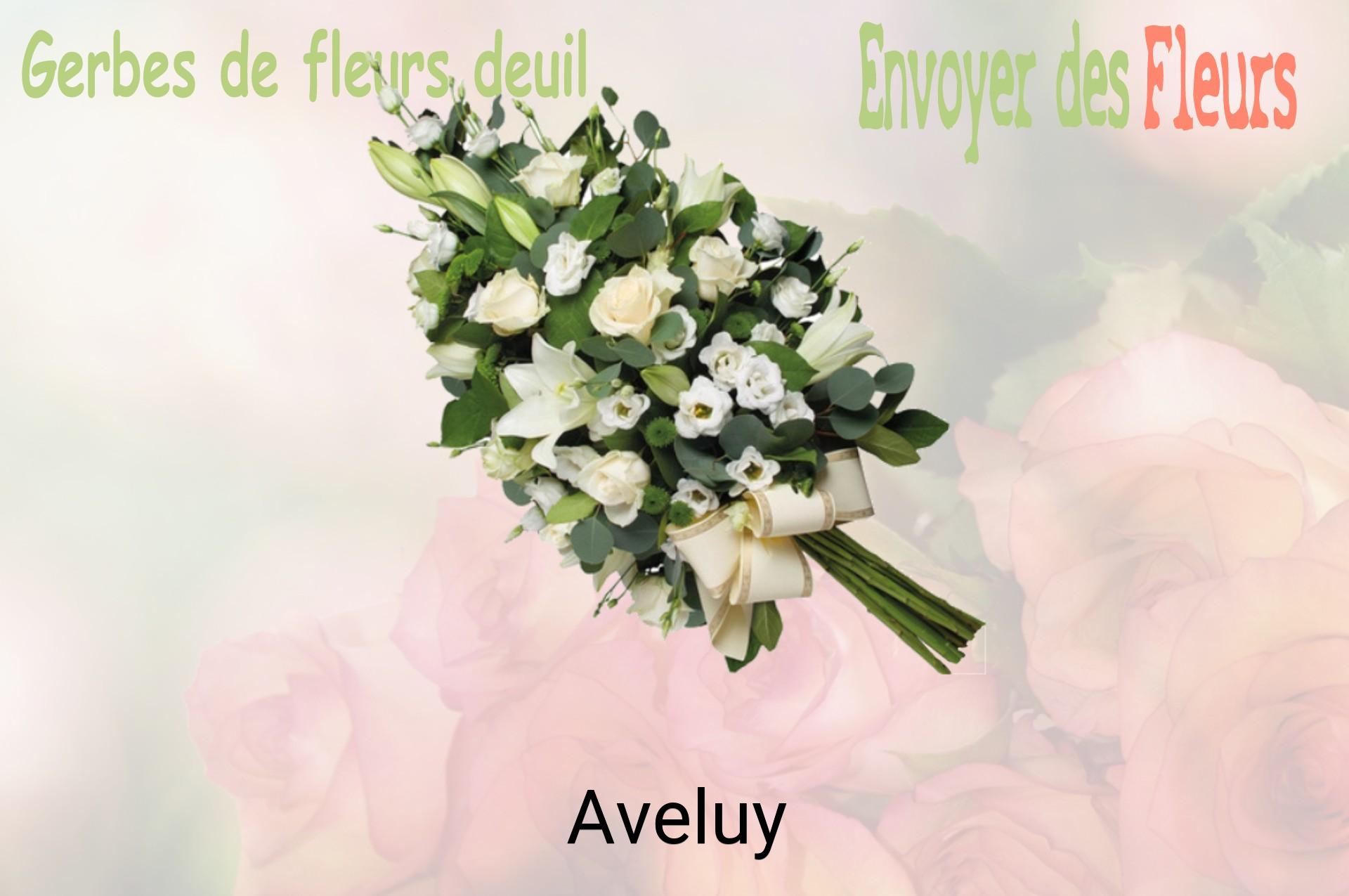Gerbe de fleurs de deuil livrée à Aveluy